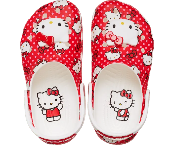 

Детские красные классические сабо Hello Kitty Crocs, мультиколор
