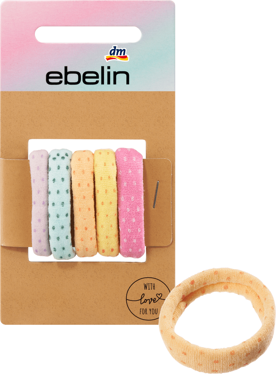 

Резинки для волос разноцветные точки 5 шт. ebelin