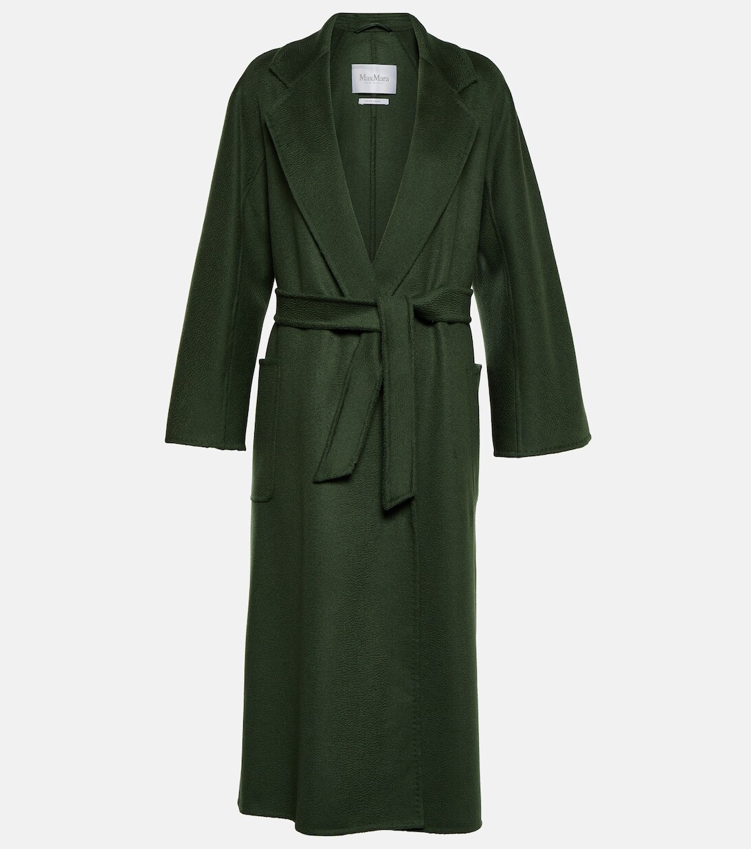 

Кашемировое пальто с запахом Ludmilla MAX MARA, зеленый