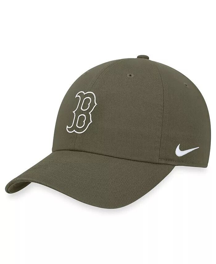 

Мужская оливковая регулируемая кепка Boston Red Sox Club Nike, зеленый
