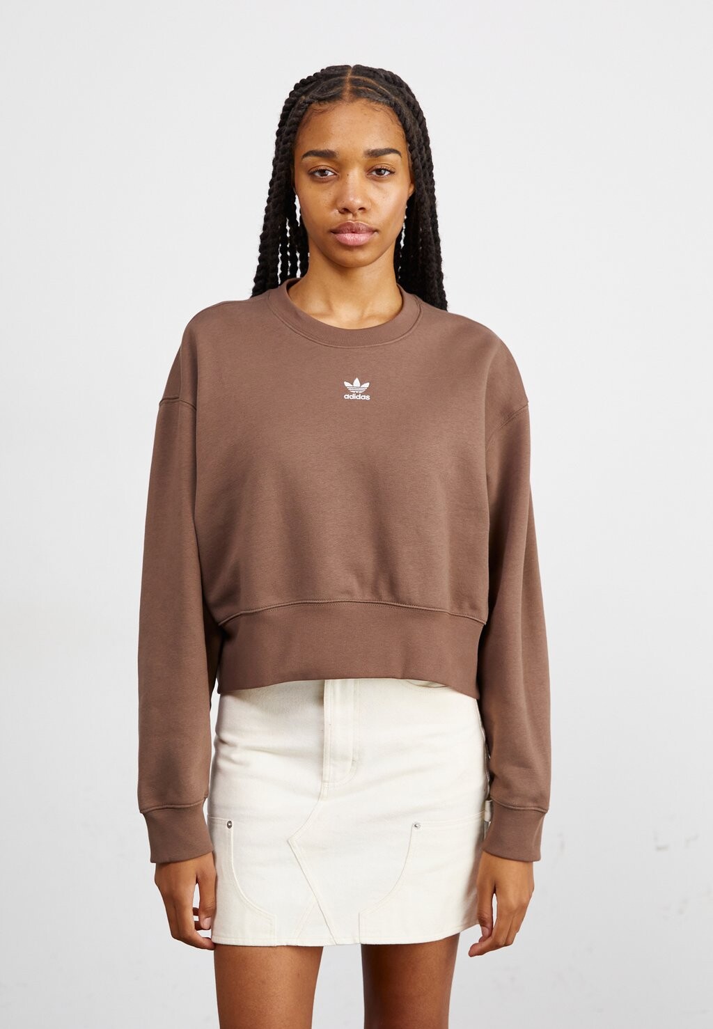 

Толстовка Adicolor Essentials Crew adidas Originals, цвет earth strata