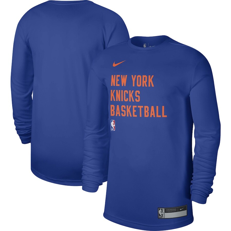 

Футболка с длинным рукавом Nike New York Knicks, синий