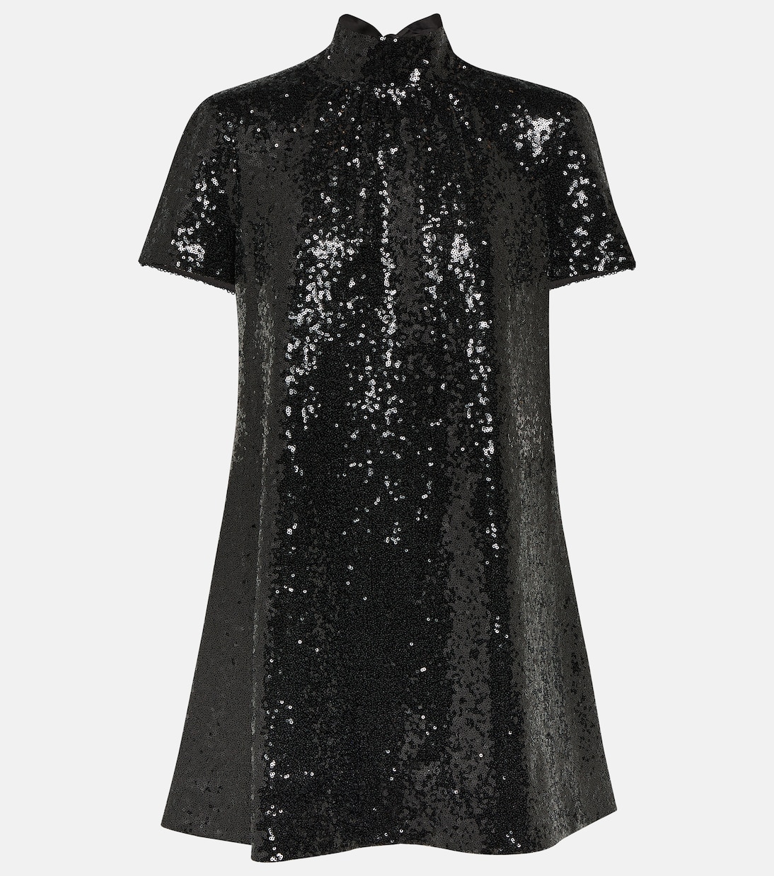 Мини-платье mini ilana с пайетками Staud, черный
