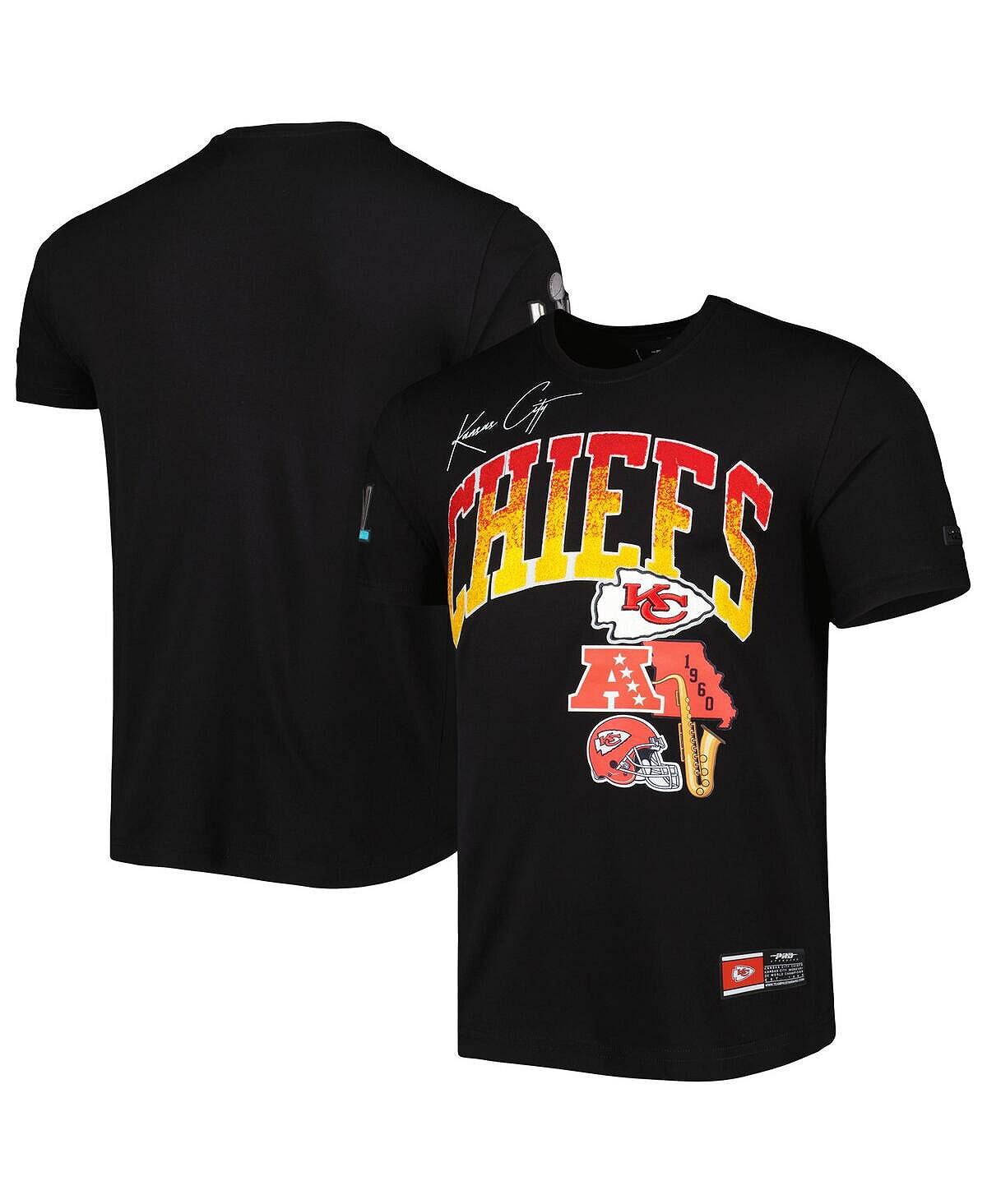 

Мужская черная футболка Kansas City Chiefs Hometown Collection Pro Standard, Черный