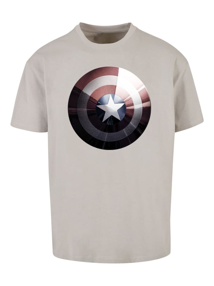 

Футболка F4NT4STIC Marvel Captain America Shield Shiny, цвет lightasphalt