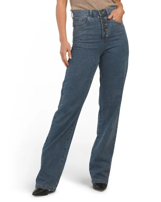 

Прямые джинсы с высокой посадкой Sofie The Label, цвет Medium Wash