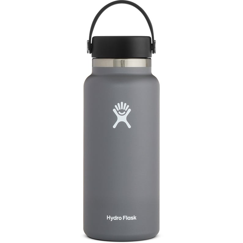 

Изолированная бутылка с гибкой крышкой емкостью 32 унции Hydro Flask, серый