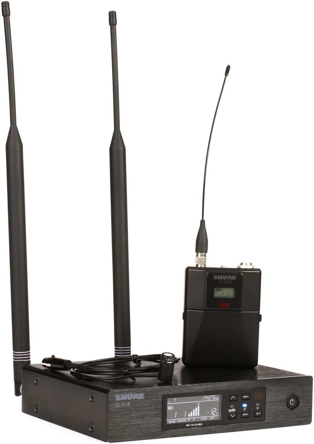 

Беспроводная петличная микрофонная система Shure QLXD14/84 — диапазон V50