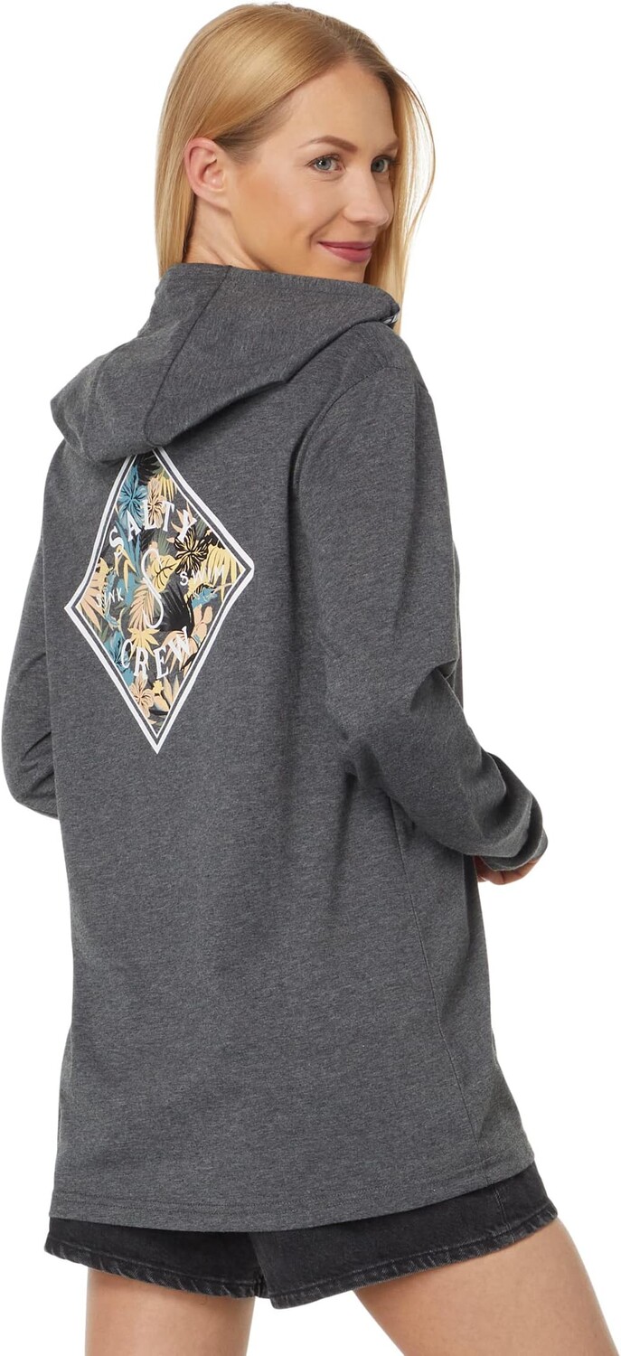 

Толстовка Tippet Tropic средней плотности с УФ-защитой Salty Crew, цвет Charcoal