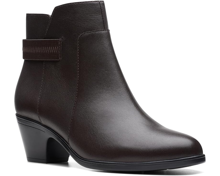 

Ботинки Clarks Emily 2 Holly, цвет Dark Brown Leather