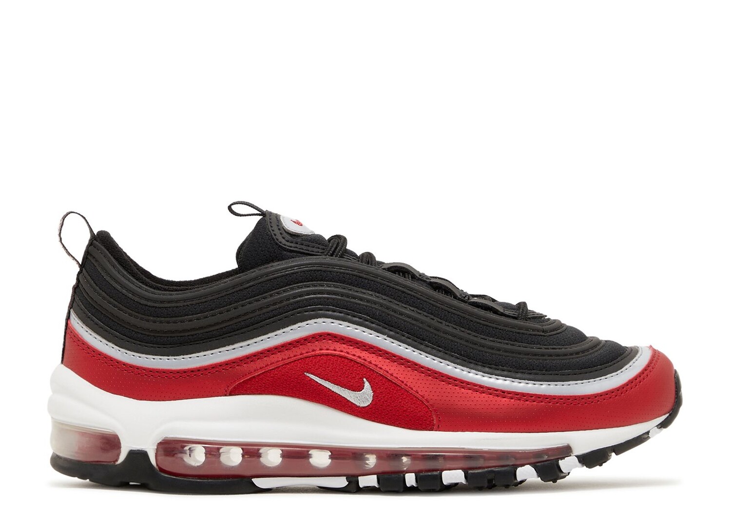 

Кроссовки Nike Air Max 97 Se Gs 'Black Varsity Red', черный