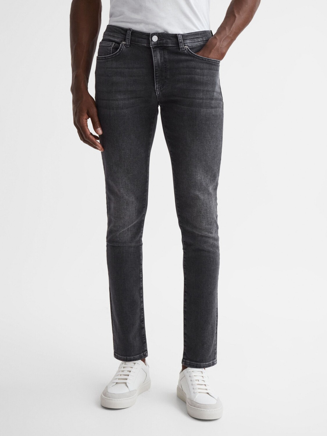 

Узкие джинсы Woodland Reiss, серый