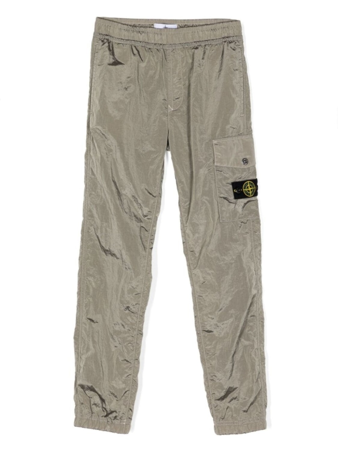 

Stone Island Junior брюки карго с логотипом Compass, коричневый