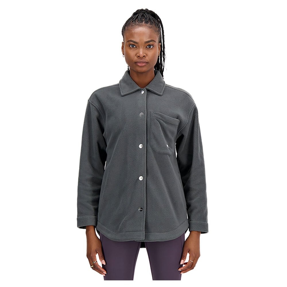 

Куртка New Balance Nb Athletics Polar overshirt, серый