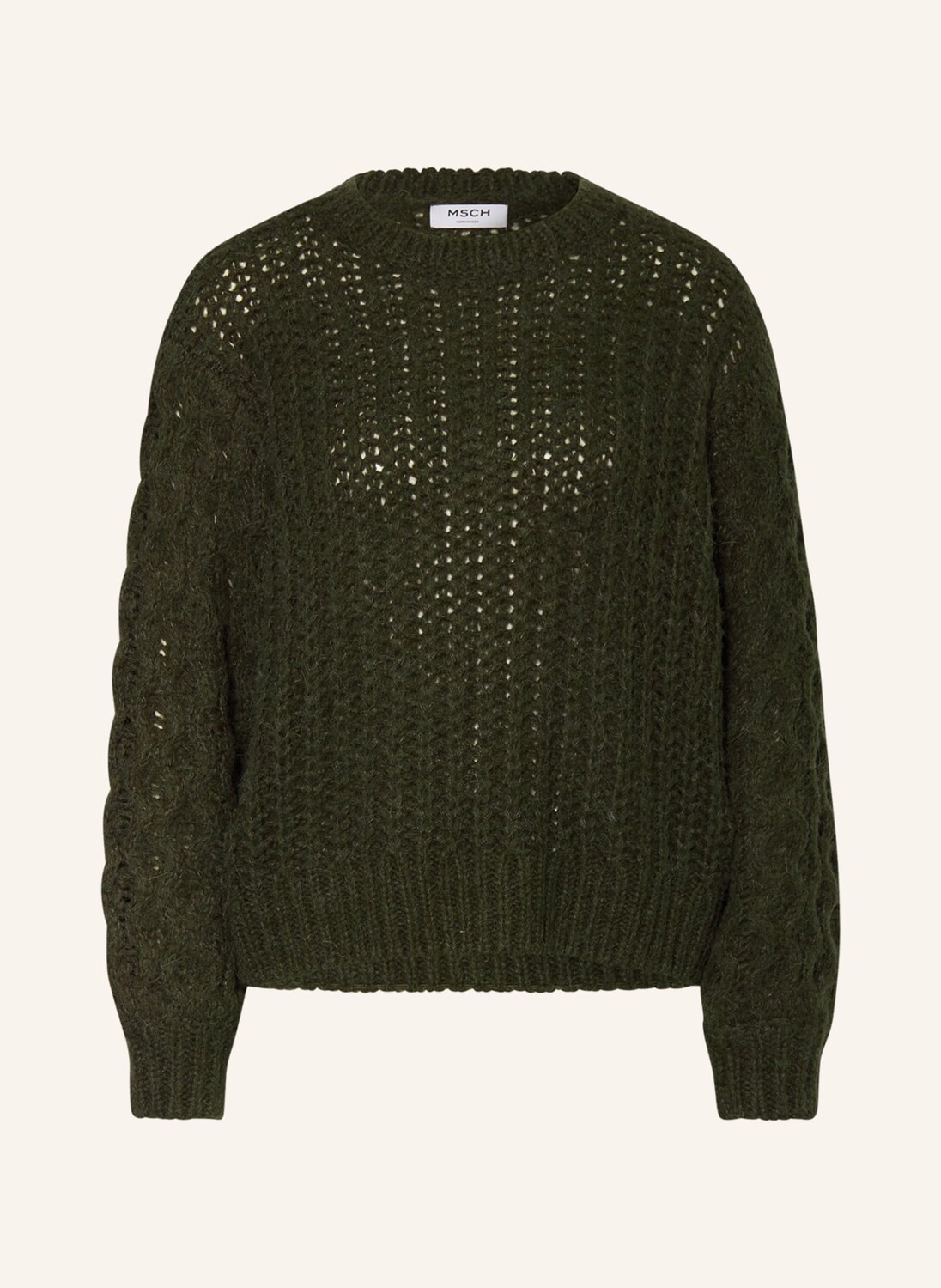

Свитер MOSS COPENHAGEN MSCHPEPITA, темно-зеленый