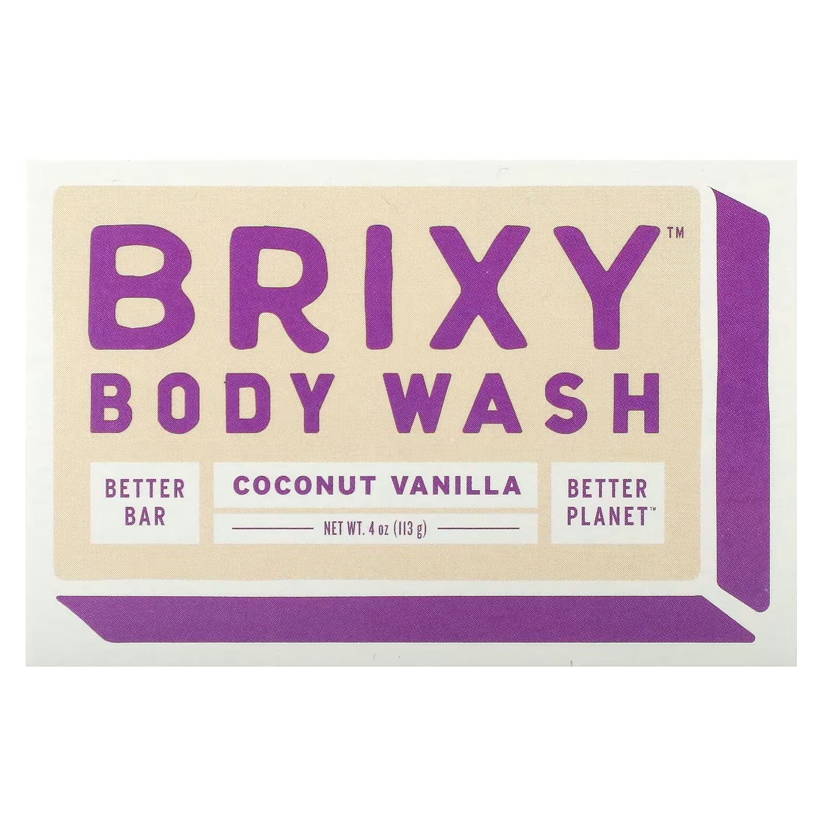 Мыло для тела Brixy с кокосом и ванилью