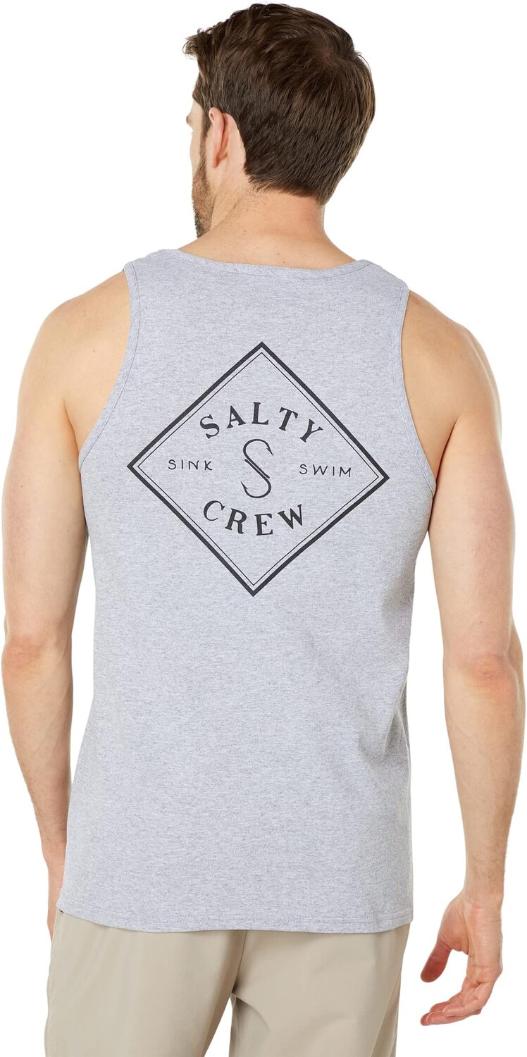 

Топ Tippet Tank Salty Crew, цвет Athletic Heather