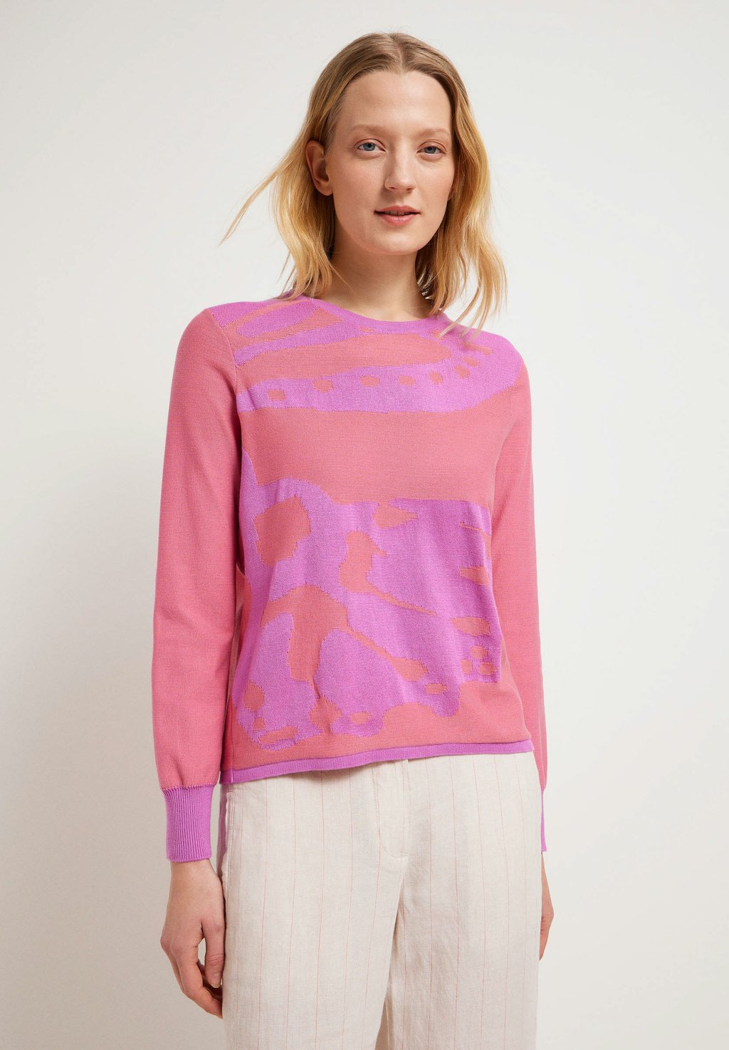 Вязаный свитер LANIUS, цвет light coral bloom