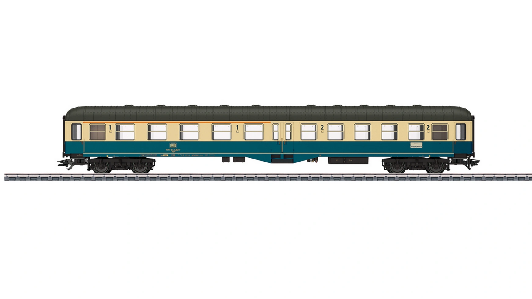 Пассажирский вагон 1/2 сорт Märklin железные дороги marklin вагон со щебенкой тип el u 061 db