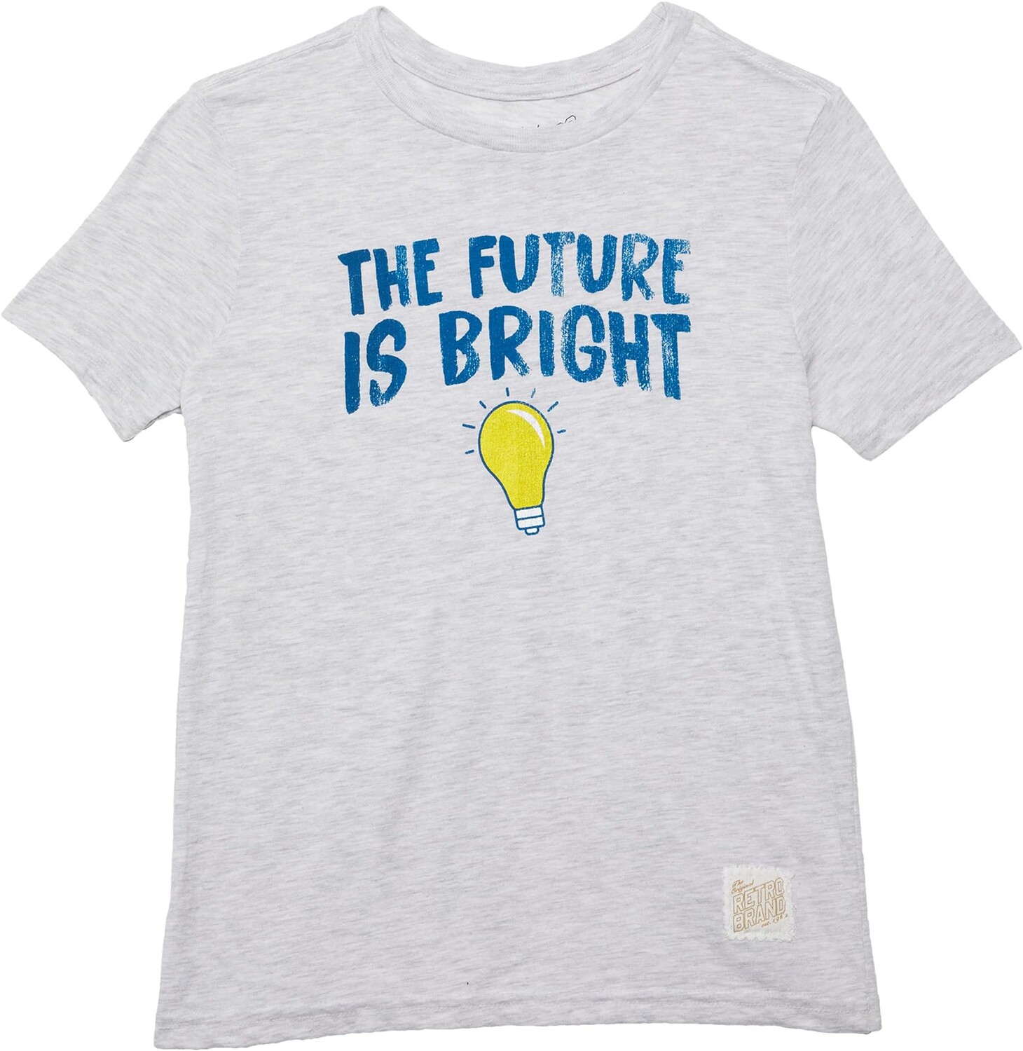 

Футболка The Original Retro Brand Kids The Future Is Bright Crew Neck Tee, цвет Streaky Ash