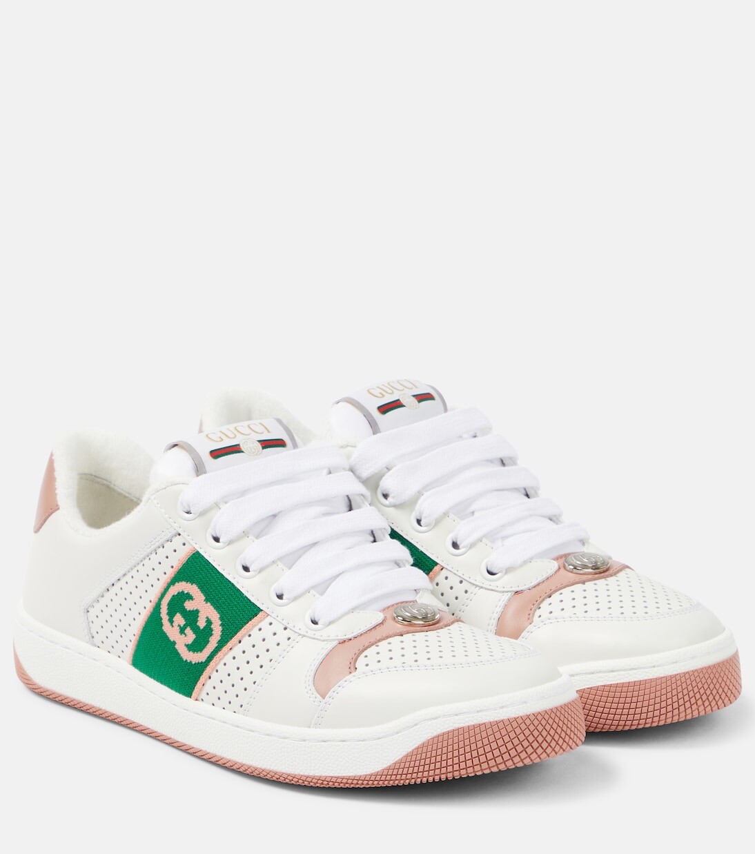 

Кроссовки screener с блокировкой g Gucci, белый
