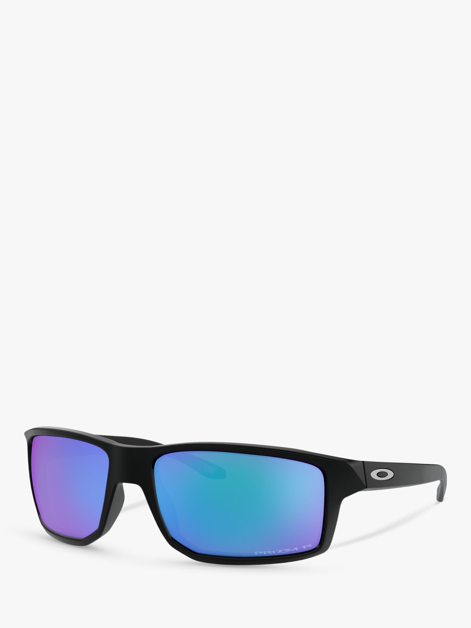 Мужские поляризационные квадратные солнцезащитные очки Oakley OO9449, матовые черные
