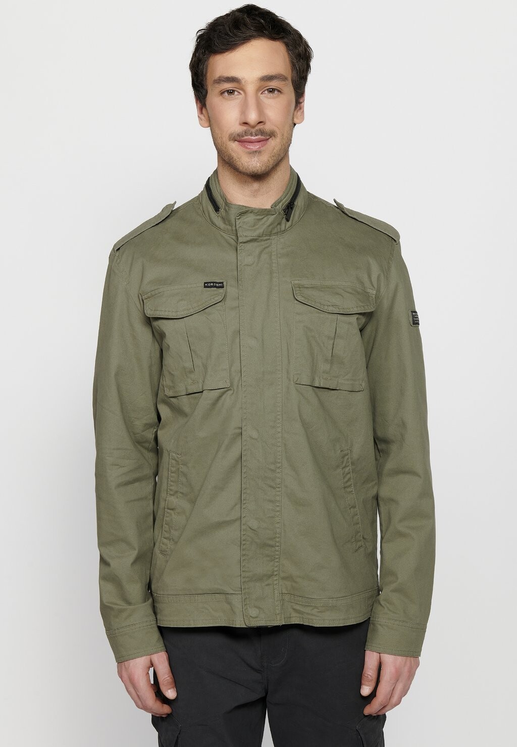 

Зимняя куртка Koroshi, цвет verde green