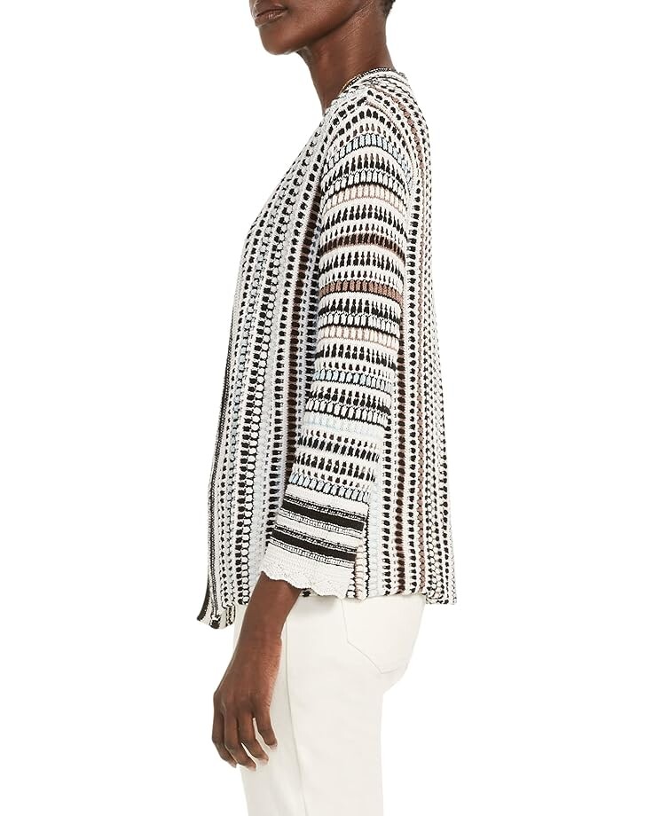 

Свитер NIC+ZOE Crochet Sky Cardigan, синий мульти