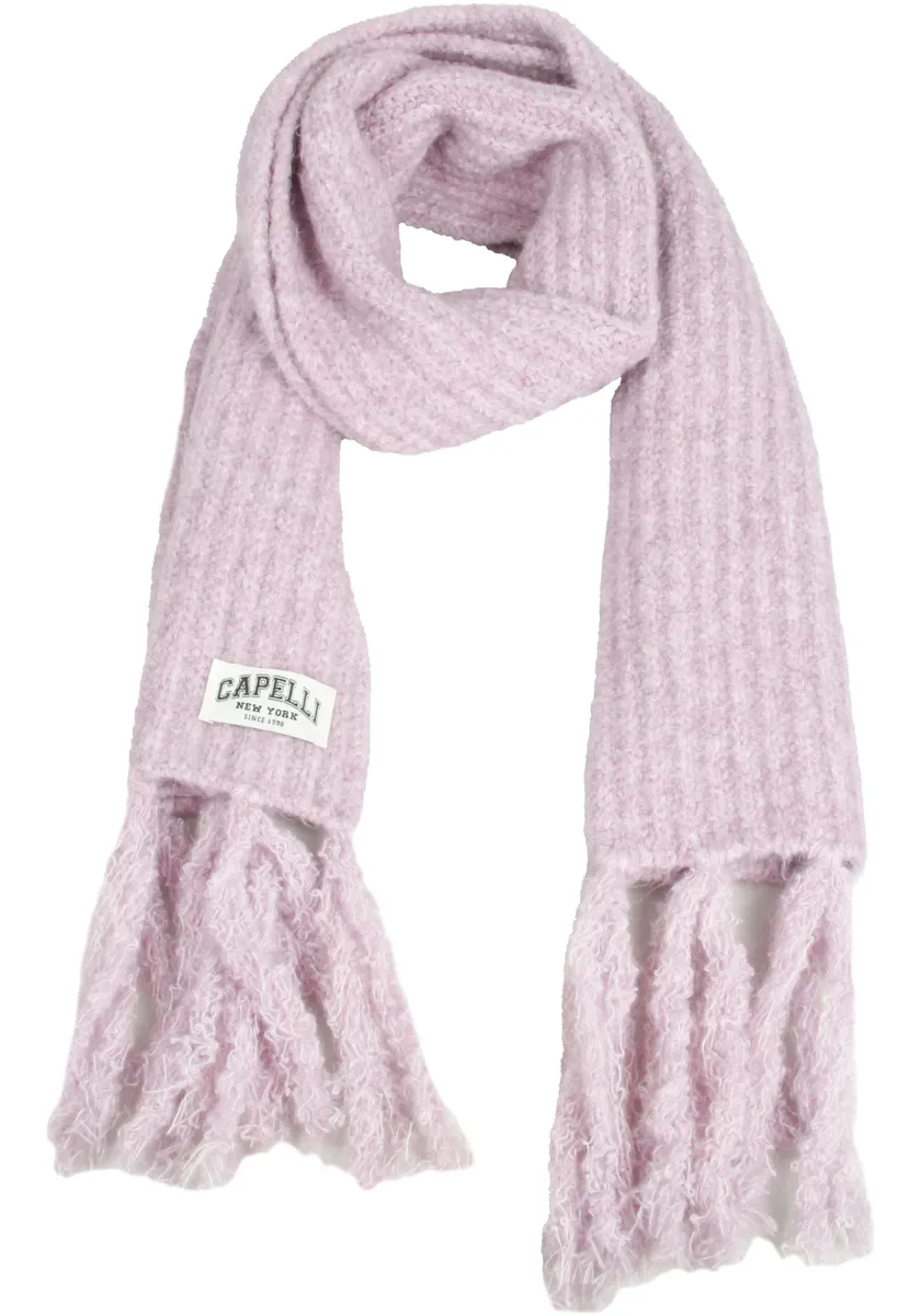 

Вязаный шарф Capelli New York с очень длинной бахромой, цвет Rosé-Meliert