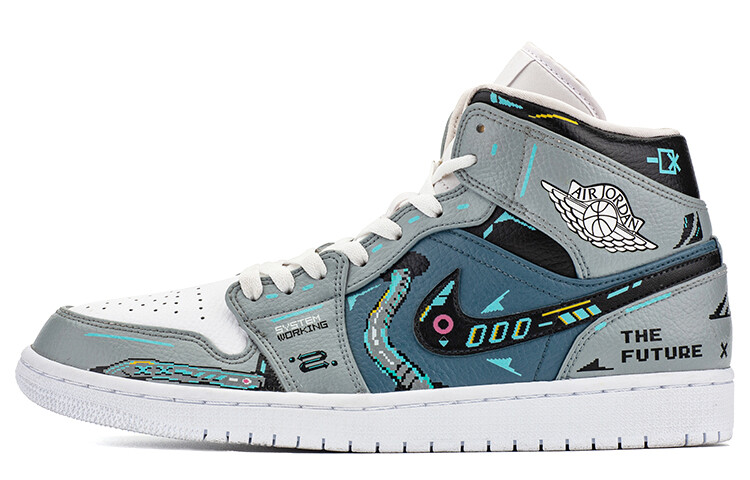 

Air Jordan 1 средне-серый/разноцветный
