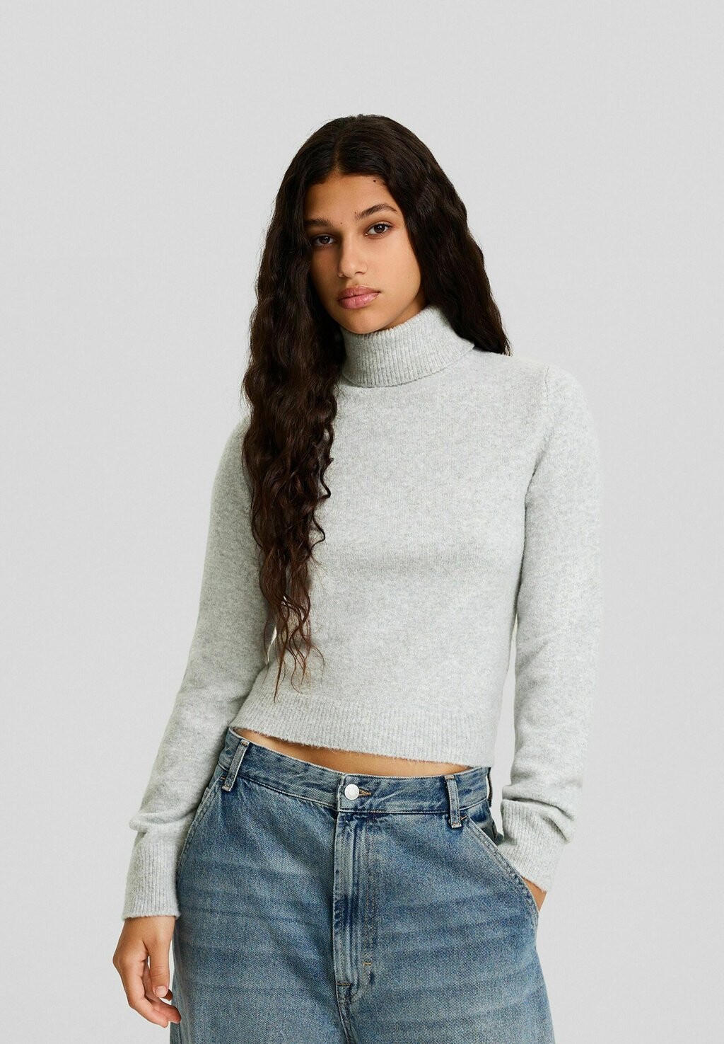 

Свитер Bershka, серый