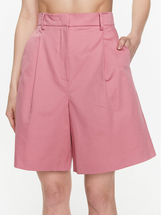 

Тканевые шорты свободного кроя Weekend Max Mara, розовый