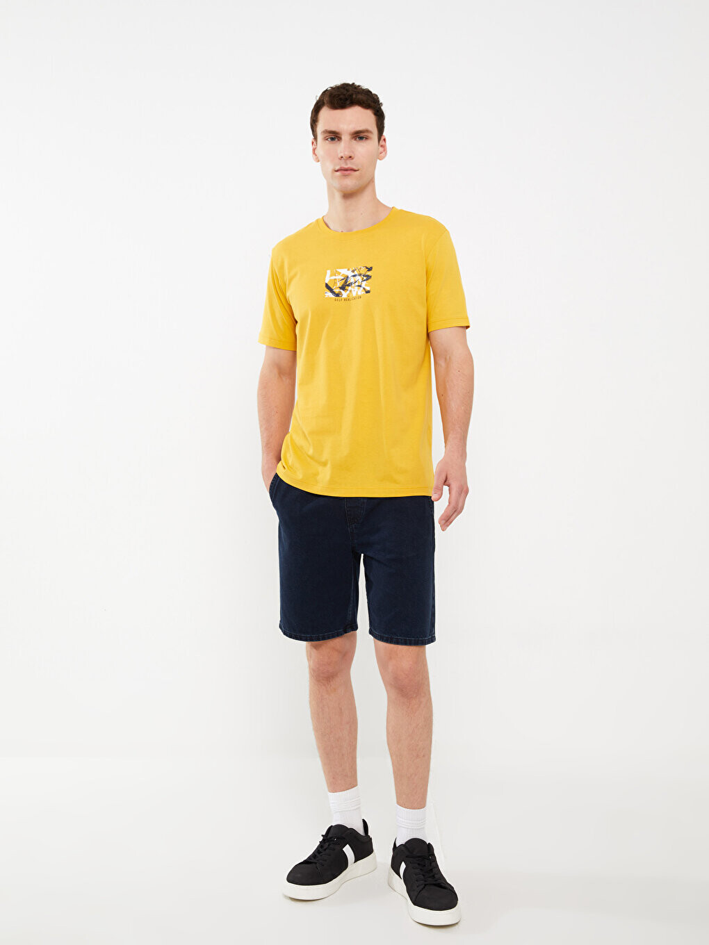 

Удобные мужские джинсовые шорты LCW Jeans, темное родео