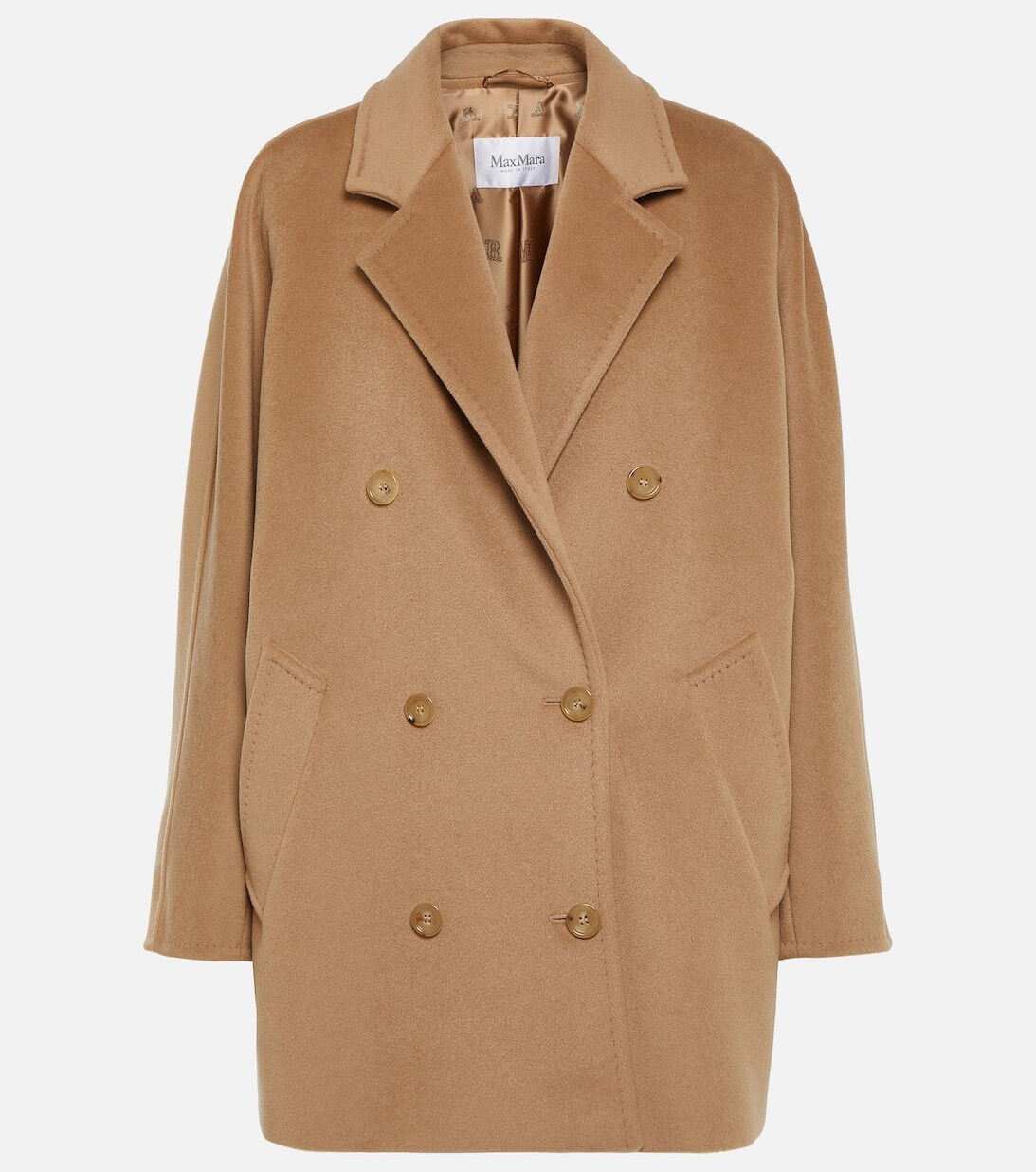 

Пальто Rebus из шерсти и кашемира MAX MARA, нейтральный, Коричневый