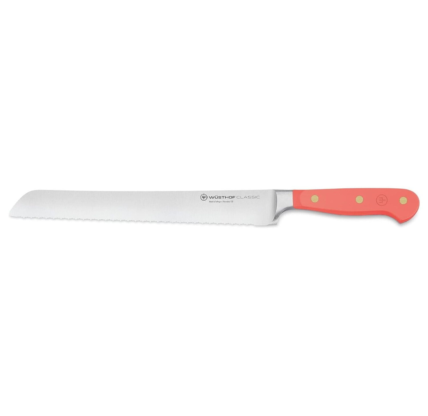 

Классический нож для хлеба Coral Peach 9 дюймов, красный