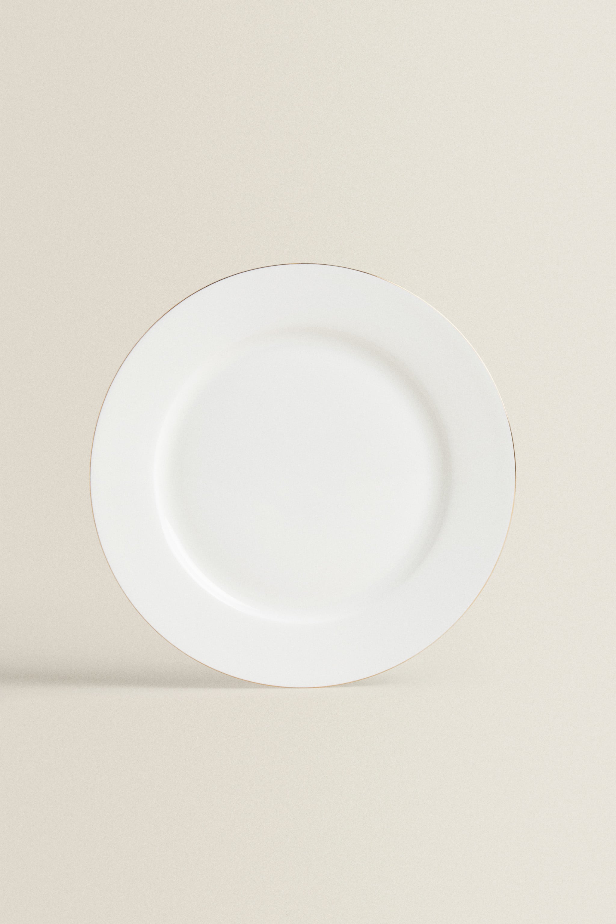Обеденная тарелка из костяного китая Zara, золото тарелка обеденная belle 22 см фарфор