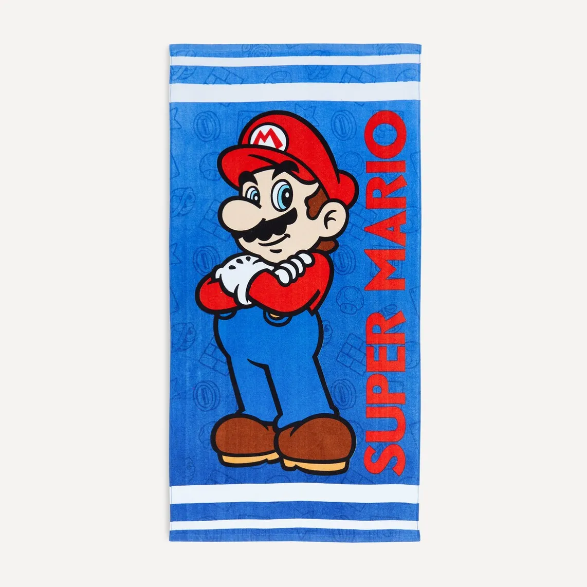 

Детское пляжное полотенце Super Mario Nintendo, разноцветный