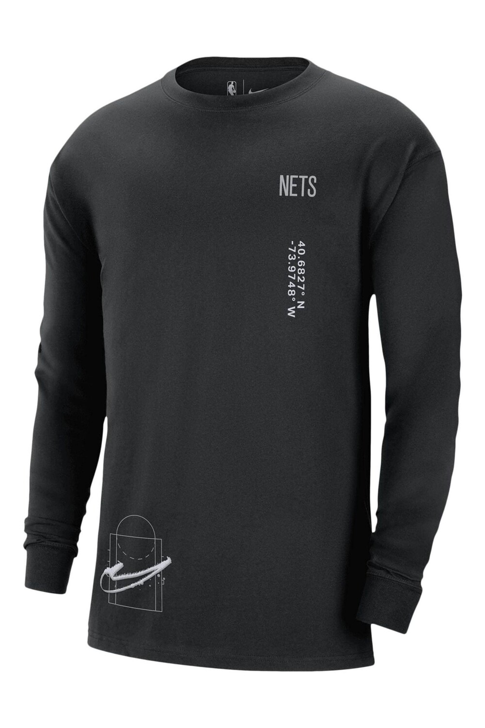 

Футболка Nike с длинным рукавом Fanatics Brooklyn Nets Max 90 1 Nike, черный