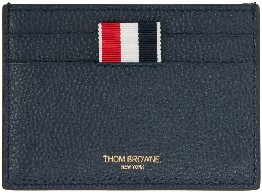

Визитница Hector темно-синего и зеленого цвета Thom Browne