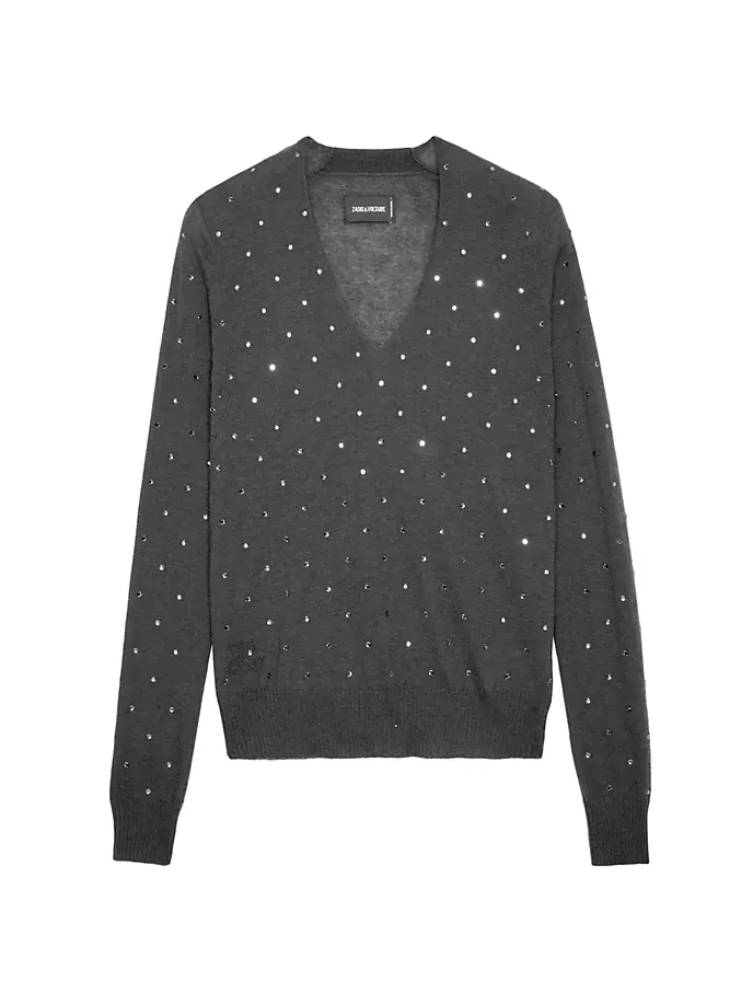 

Кашемировый свитер Elya с украшением Zadig & Voltaire, цвет ardoise