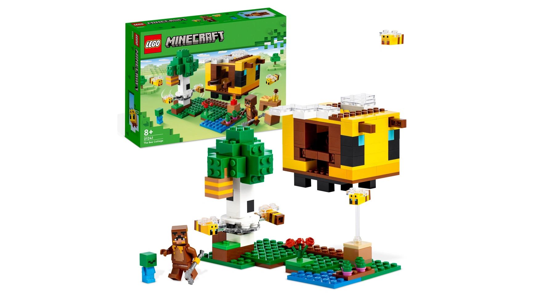 цена Lego Minecraft Набор Пчелиный домик, игрушка для животных