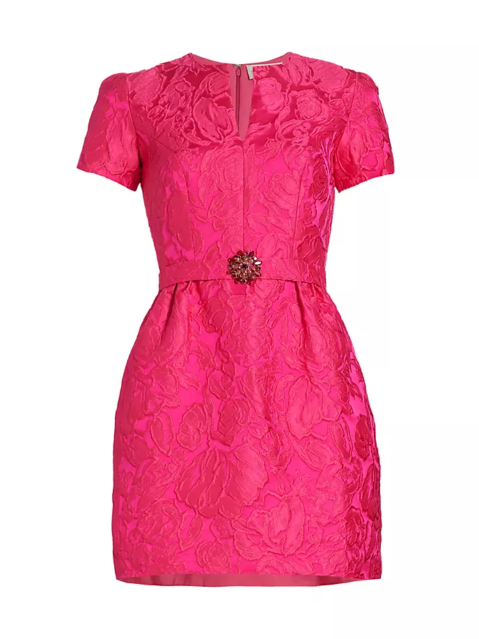 Мини-платье Rue Cloque с цветочным принтом Sachin & Babi, розовый