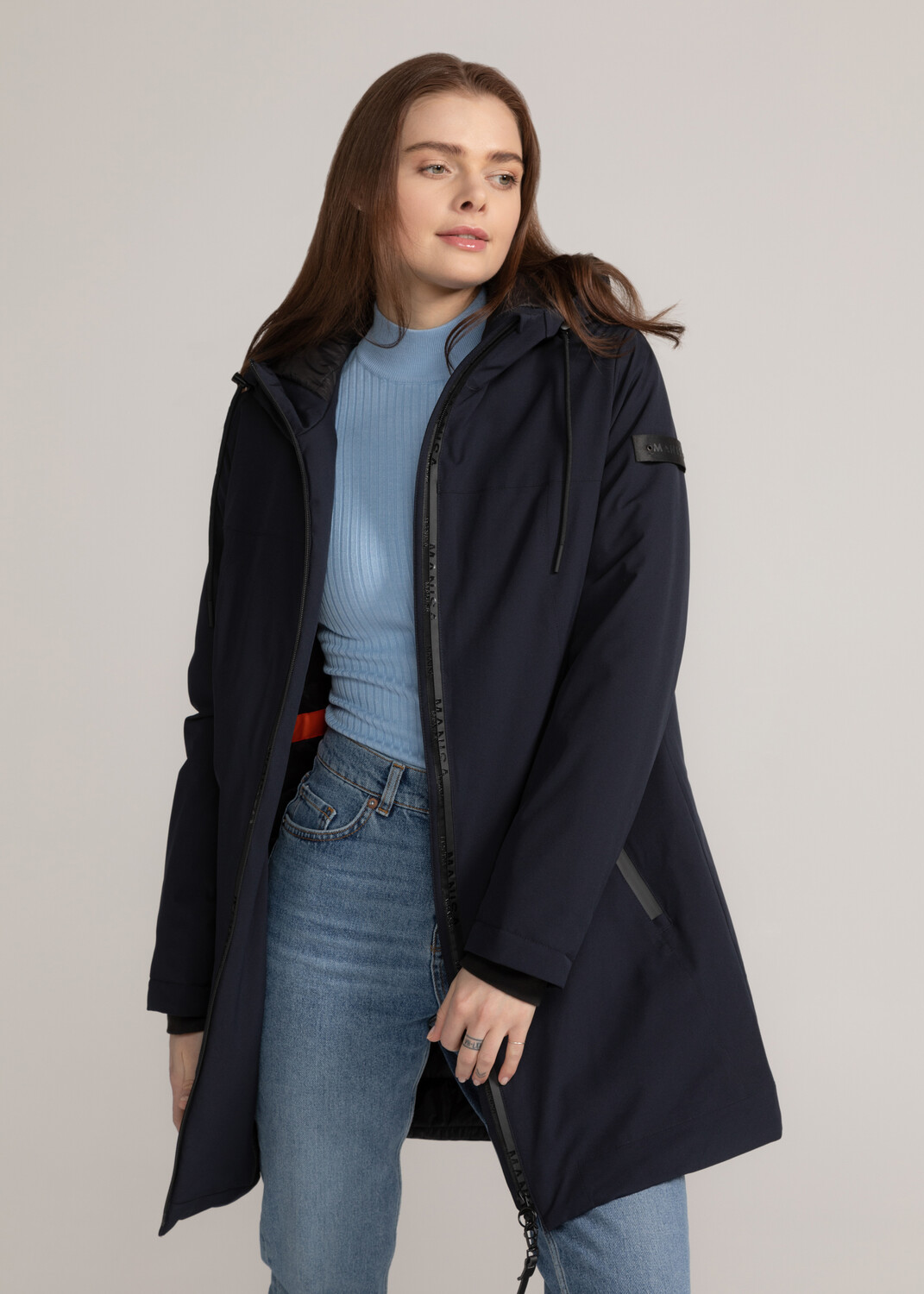

Кожаная куртка MANISA Damen Funktionsmantel, синий