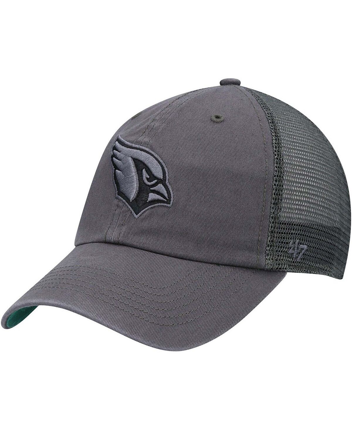 

Мужская угольная кепка Arizona Cardinals Trawler Clean Up Trucker Snapback '47 Brand