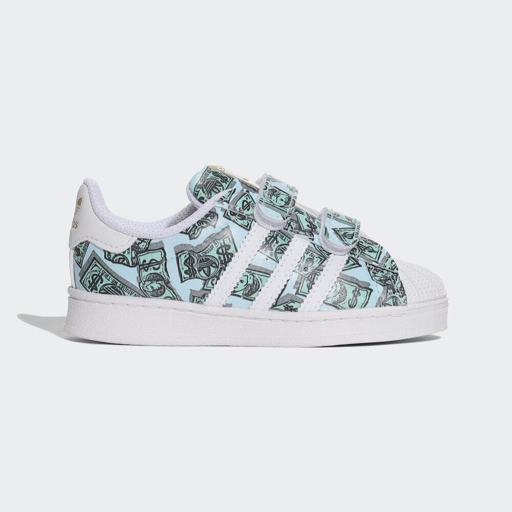 

Кроссовки Adidas JEREMY SCOTT MONEY PRINT SST, белый