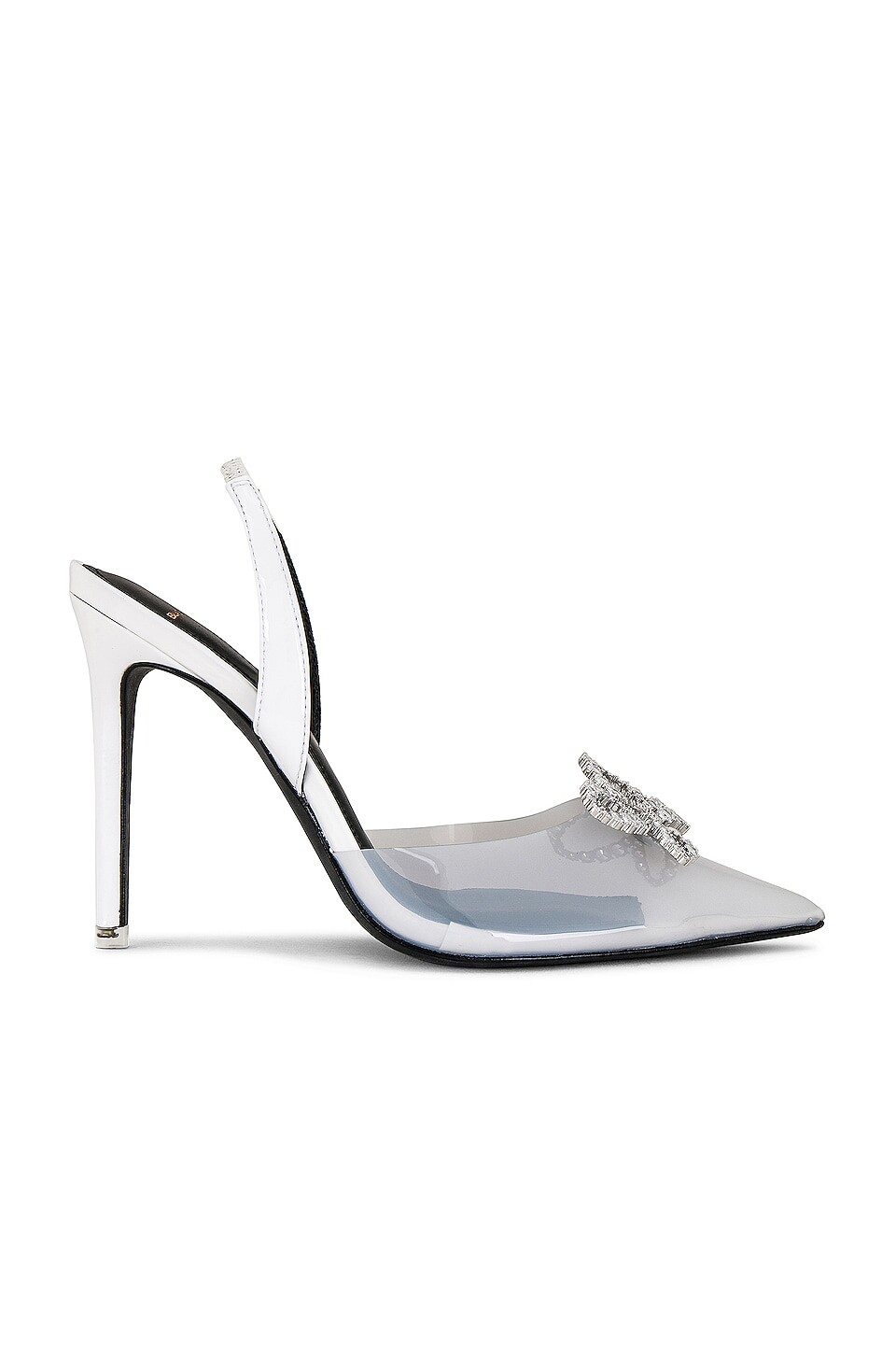 

Сандалии BLACK SUEDE STUDIO Monroe Heeled, цвет White Patent & Pvc