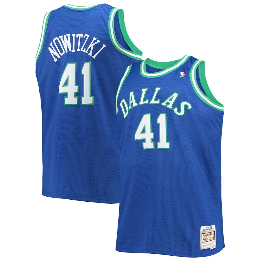 

Джерси Mitchell & Ness Dallas Mavericks, синий