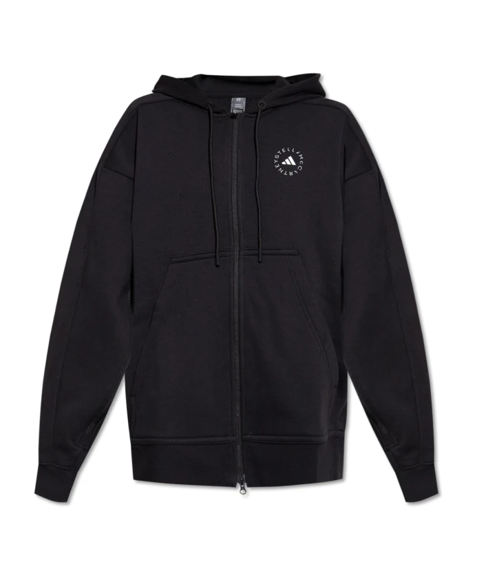 

Толстовка с логотипом Adidas By Stella Mccartney, черный