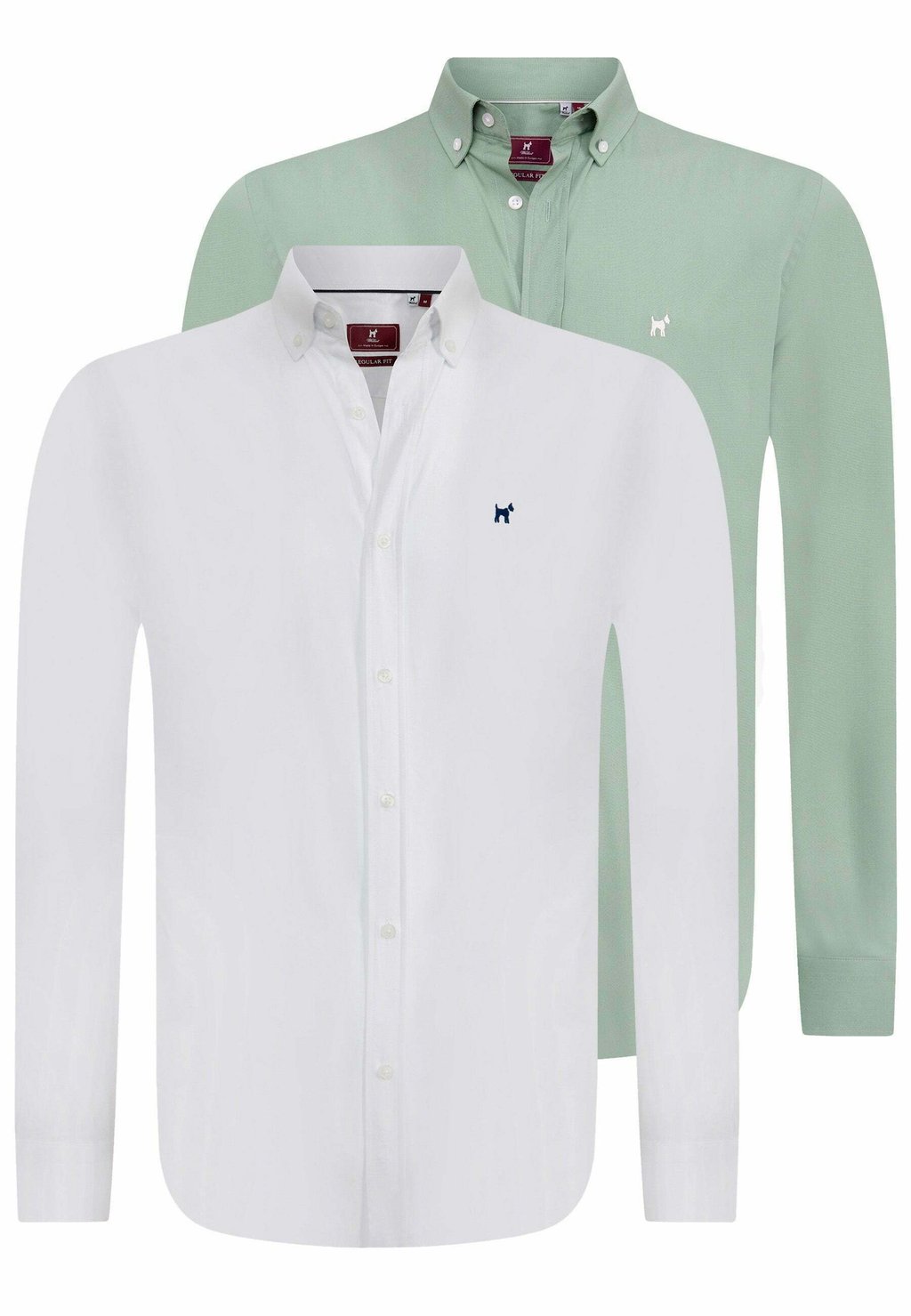 Рубашка 2 PACK Williot, цвет white green