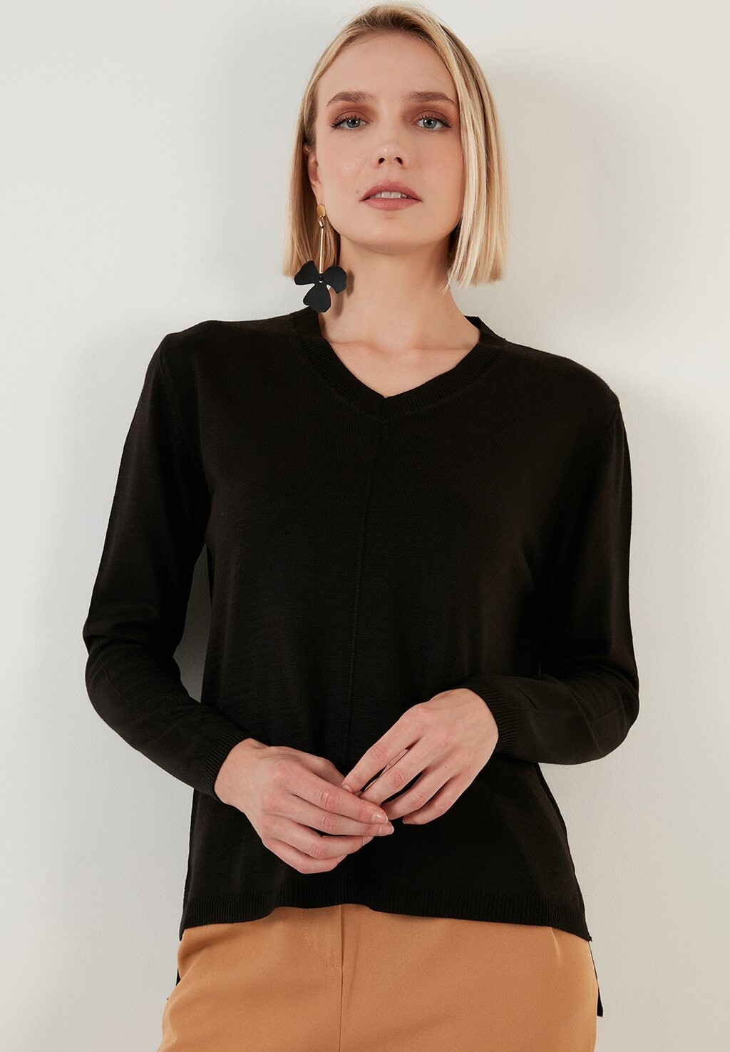 

Свитер LELA Regular Fit, черный